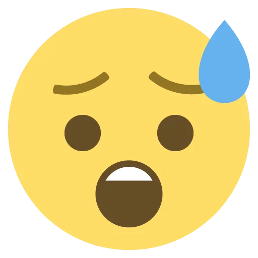 😰 Стикер «emojione 2.2.7» для Telegram