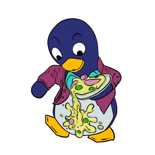 🥙 Эмодзи «Киндер Пингвины 90-ых!» для Telegram