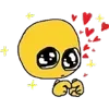 Стикер 52 Cursed emoji