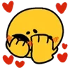 Стикер 6 Cursed emoji