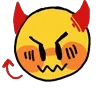 Стикер 38 Cursed emoji
