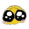 Стикер 11 Cursed emoji