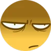 Стикер 33 Cursed emoji
