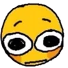 Стикер 53 Cursed emoji