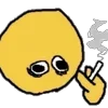 Стикер 22 Cursed emoji