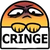 Стикер 4 Cursed emoji