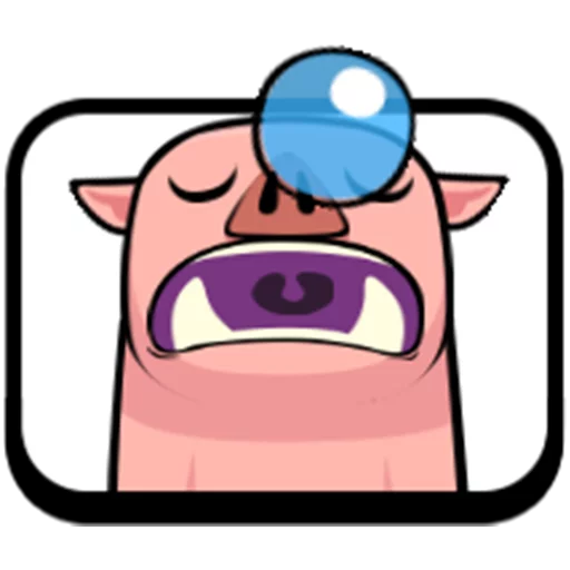 😴 Стикер «Clash Royale Emotes» для Telegram