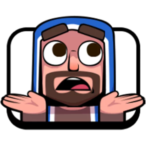 🤷‍♂ Стикер «Clash Royale Emotes» для Telegram