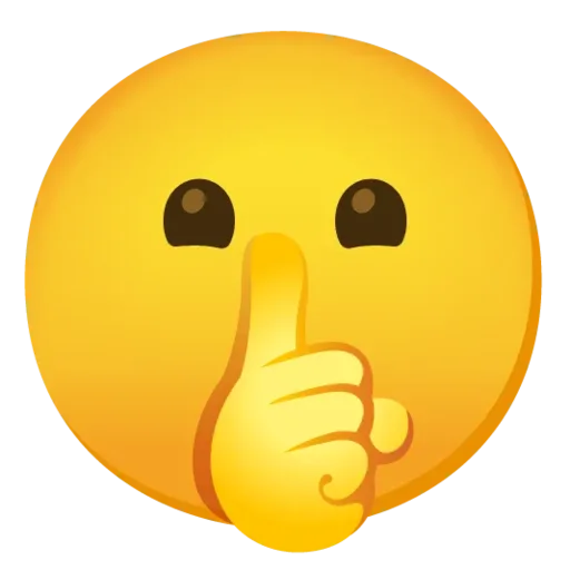 🤫 Стикер «Emojis (Gboard)» для Telegram