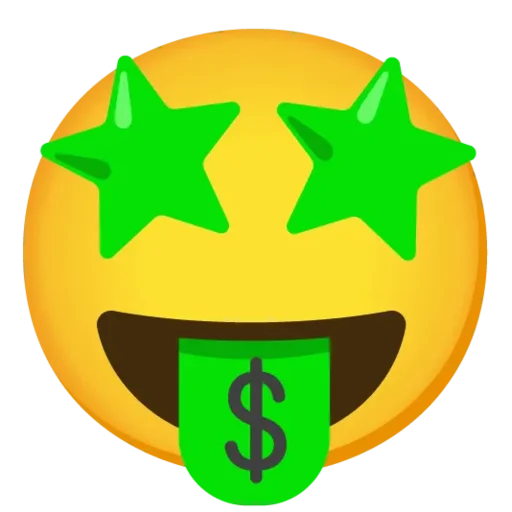 🤑 Стикер «Emojis (Gboard)» для Telegram