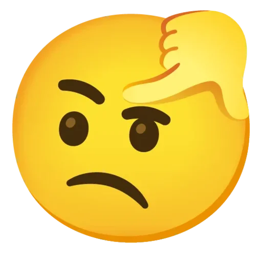 🤔 Стикер «Emojis (Gboard)» для Telegram