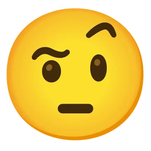 🤨 Стикер «Emojis (Gboard)» для Telegram