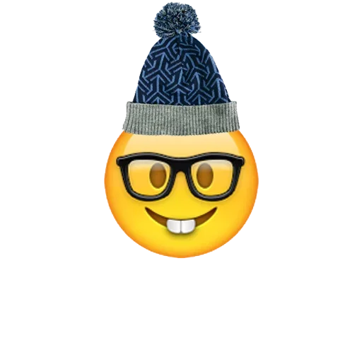 🥺 Стикер «emoji with cute hat» для Telegram