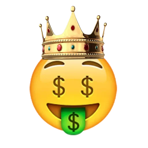 🤑 Стикер «emoji with cute hat» для Telegram