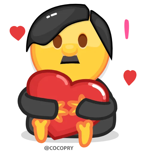 ❤️ Стикер «Эмодзи» для Telegram