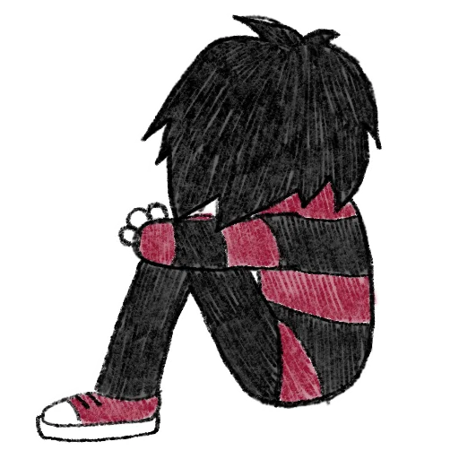 😓 Стикер «Emos not dead» для Telegram