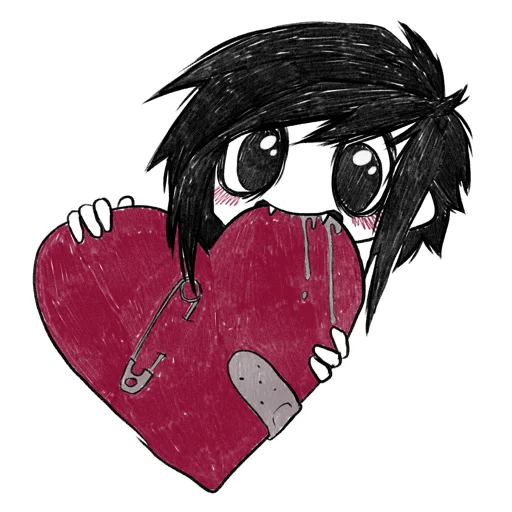 ❤️ Стикер «Emos not dead» для Telegram