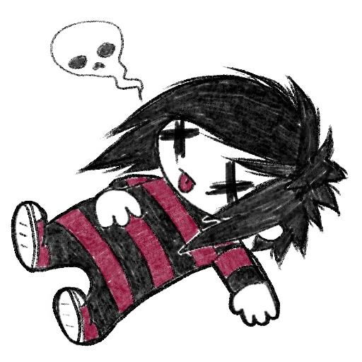 💀 Стикер «Emos not dead» для Telegram