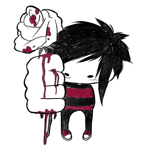 🌹 Стикер «Emos not dead» для Telegram