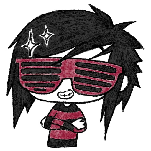 😎 Стикер «Emos not dead» для Telegram