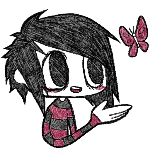 🦋 Стикер «Emos not dead» для Telegram