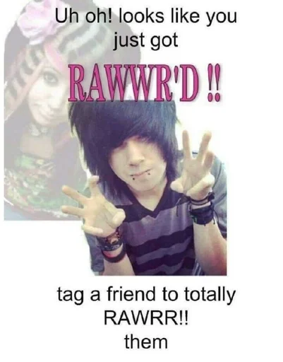 🦍 Стикер «~*_*emo sucks*_*» для Telegram