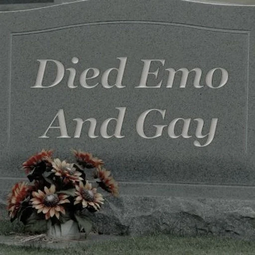 ☠️ Стикер «~*_*emo sucks*_*» для Telegram