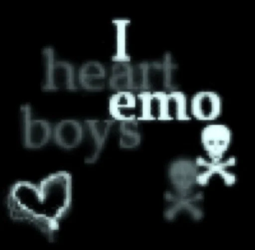 ❤️ Стикер «~*_*emo sucks*_*» для Telegram