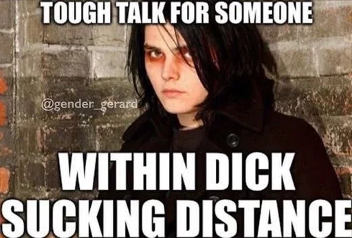 😇 Стикер «~*_*emo sucks*_*» для Telegram