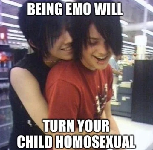 🥹 Стикер «~*_*emo sucks*_*» для Telegram