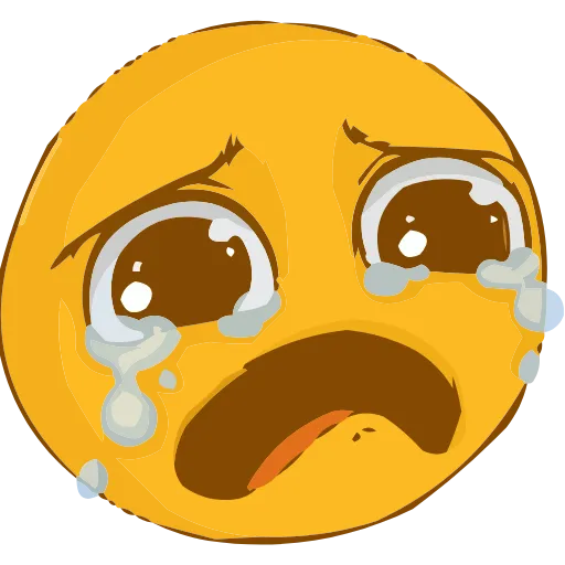 😭 Эмодзи «Emoticon» для Telegram