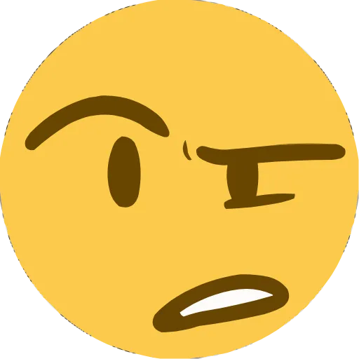 🤨 Эмодзи «Emoticon» для Telegram