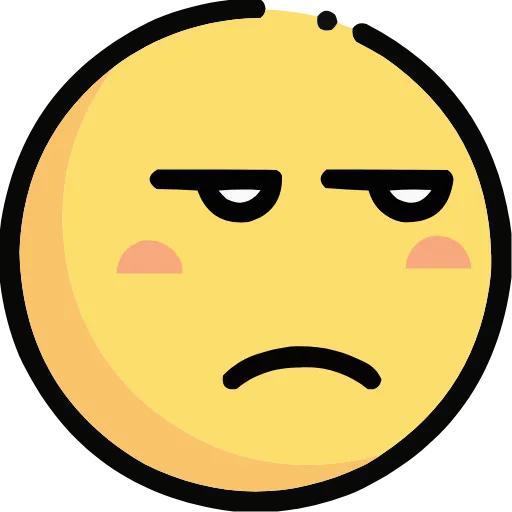 😒 Эмодзи «Emoticon» для Telegram