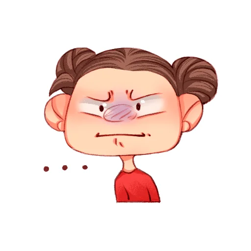 😐 Стикер «Emotional Ariya» для Telegram