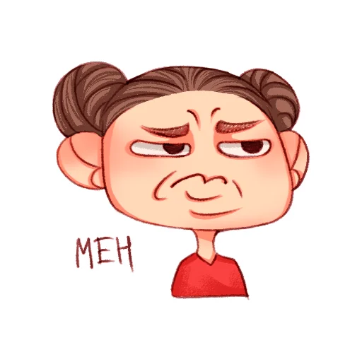 😒 Стикер «Emotional Ariya» для Telegram