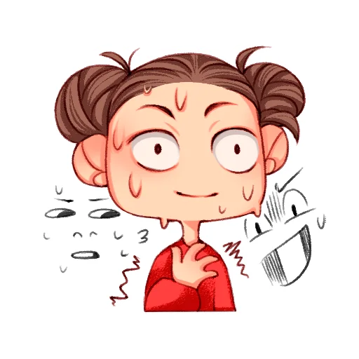 😨 Стикер «Emotional Ariya» для Telegram