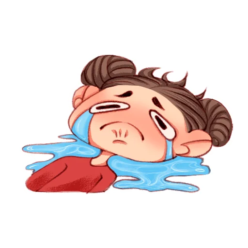 🥺 Стикер «Emotional Ariya» для Telegram