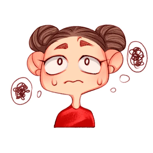 😟 Стикер «Emotional Ariya» для Telegram