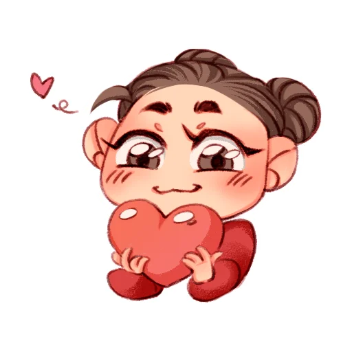 💕 Стикер «Emotional Ariya» для Telegram