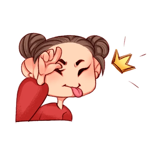 👑 Стикер «Emotional Ariya» для Telegram