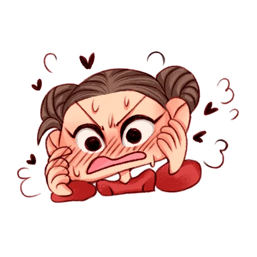 🥰 Стикер «Emotional Ariya» для Telegram