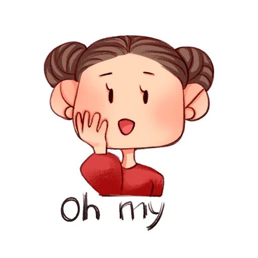 😧 Стикер «Emotional Ariya» для Telegram