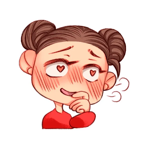💞 Стикер «Emotional Ariya» для Telegram