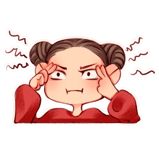🤨 Стикер «Emotional Ariya» для Telegram