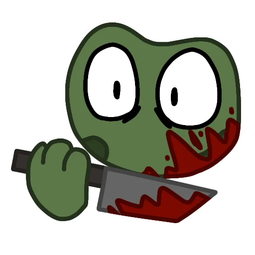 🔪 Стикер «Эмоциональный Квак» для Telegram