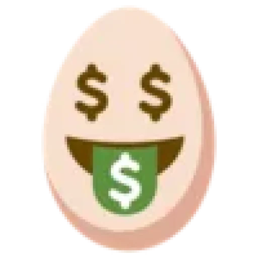 🤑 Стикер «Emotionally Eggs» для Telegram