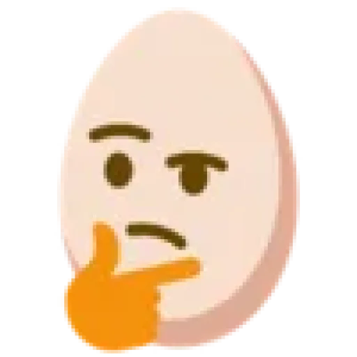 🤔 Стикер «Emotionally Eggs» для Telegram