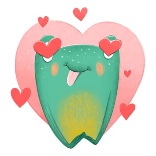 😍 Стикер «Лягуха» для Telegram