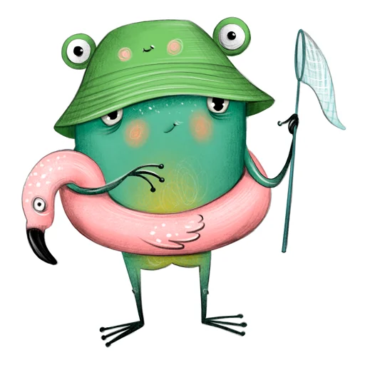 ☀ Стикер «Лягуха» для Telegram
