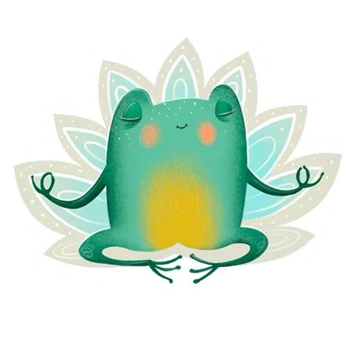 🧘 Стикер «Лягуха» для Telegram